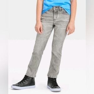 NEW, Cat & Jack Relax Straight, Adjustable Waist Boys Jeans